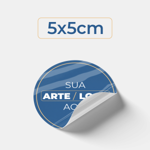 Adesivos 5x5cm Vinil Adesivo A4   Corte Personalizado / Meio Corte 
