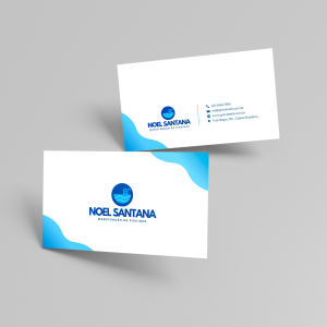 Cartão de Visitas - Brilho Total Papel Couchê 250g 9x5cm  Brilho Total Frente Corte Reto 